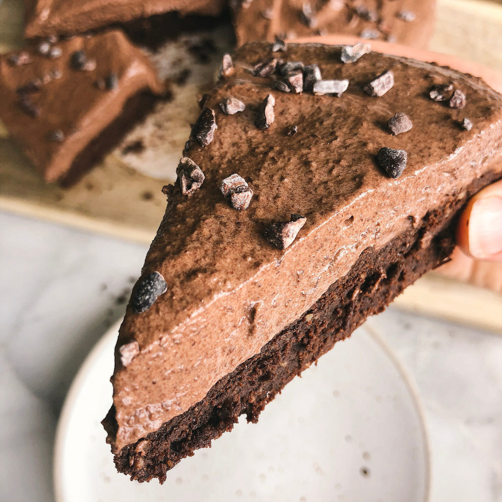 Flourless Brownie Mousse Cake 