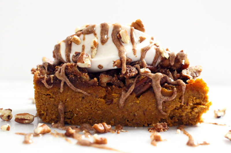 Grain Free Pumpkin Pie Bake