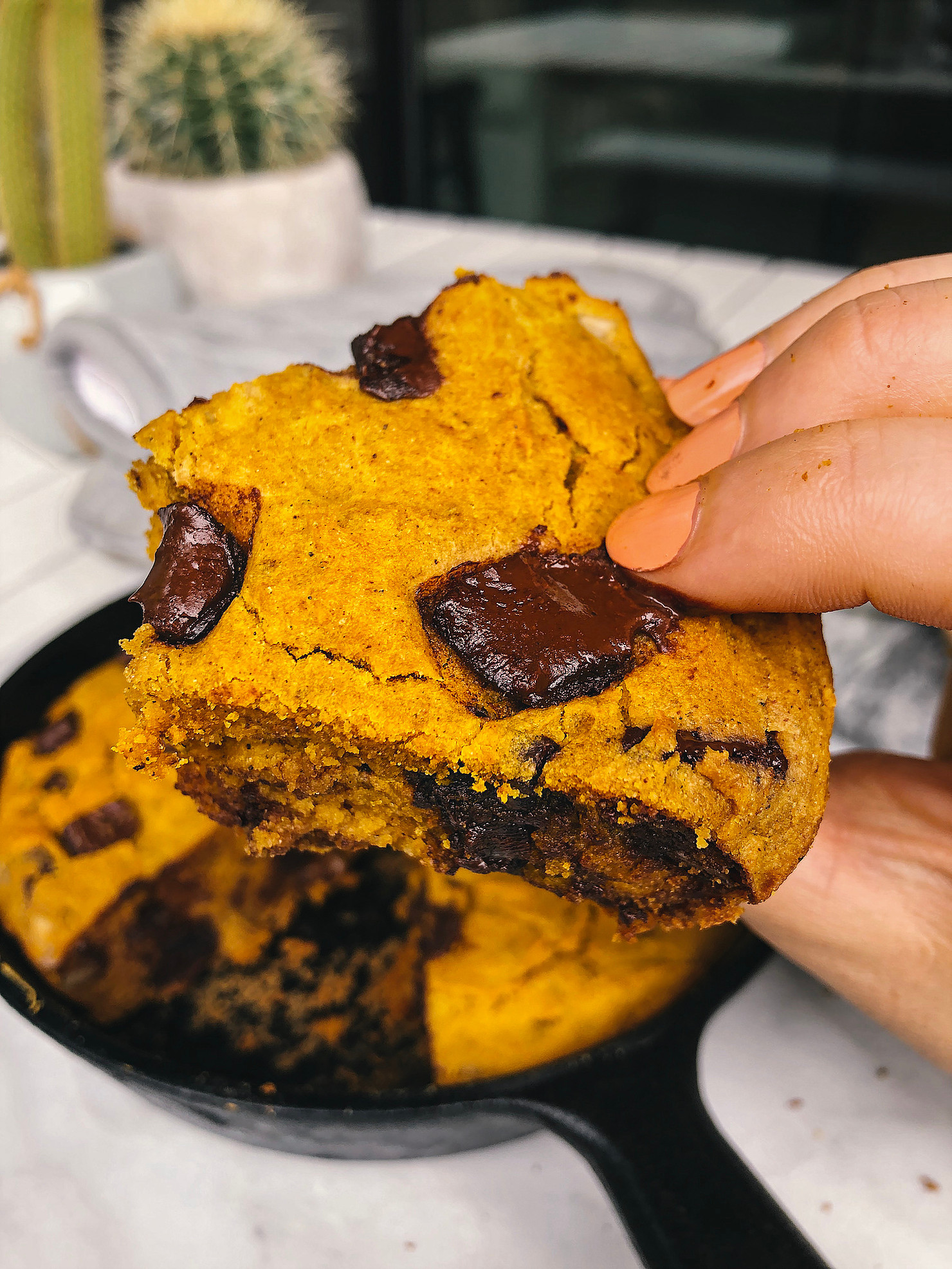 Pumpkin Spice Skillet Cake