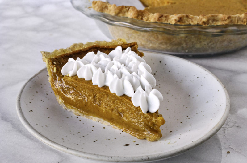 Vegan GF Pumpkin Pie