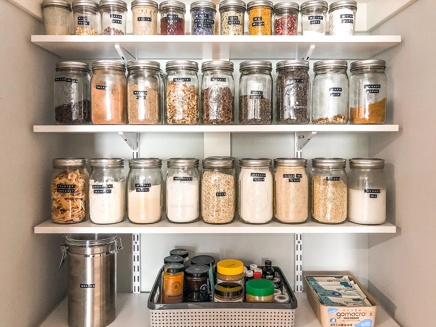 How I Converted My Closet Into A Pantry Peanut Head