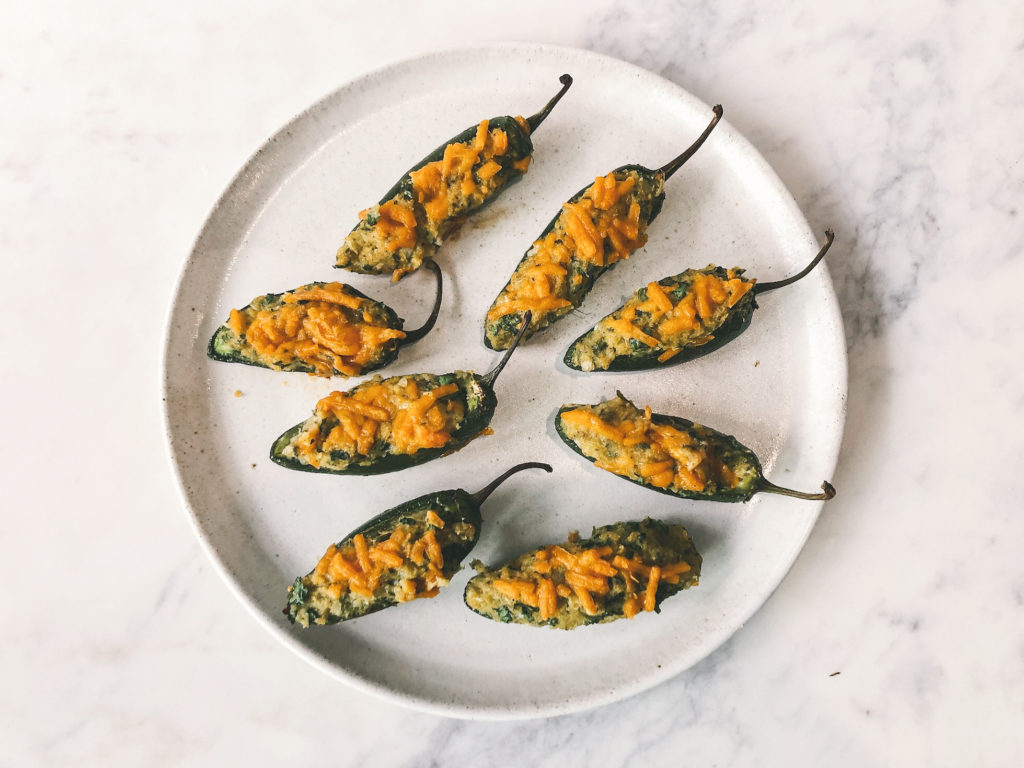 vegan jalapeno poppers by peanut head