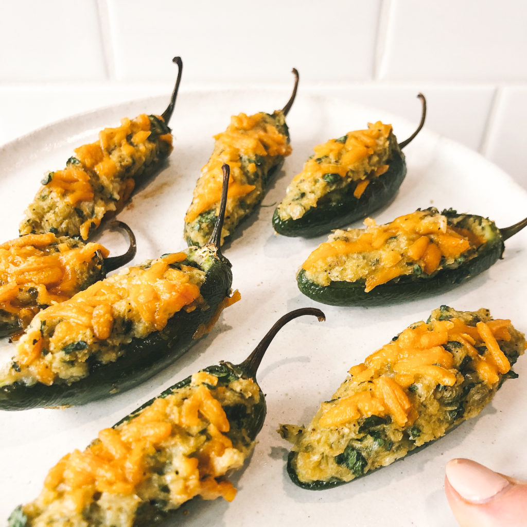 vegan jalapeno poppers by peanut head