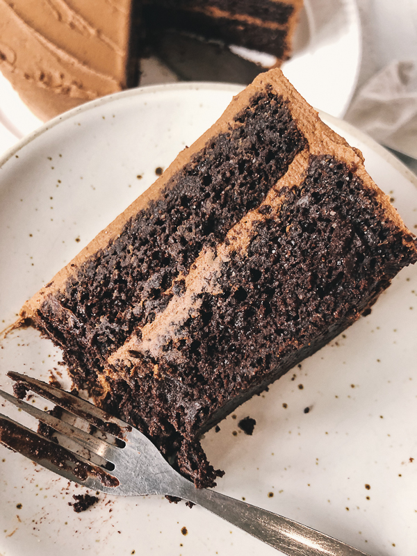 Vegan Chocolate Orange Fudge Cake