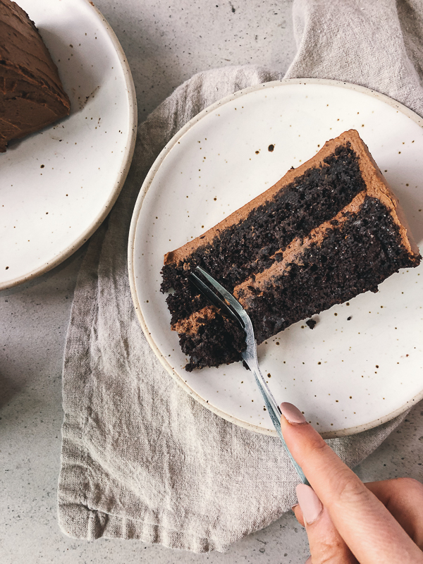 Vegan Chocolate Orange Fudge Cake