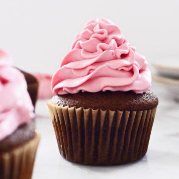 Pink Velvet Cupcakes