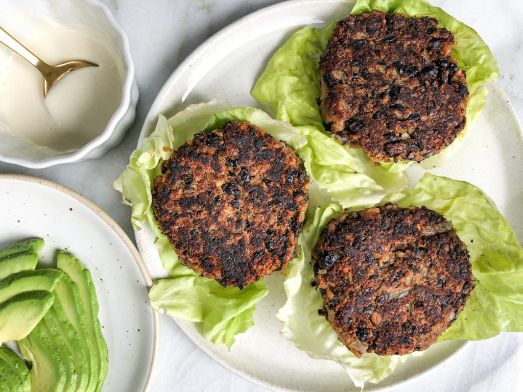 Vegan Black Bean Burgers