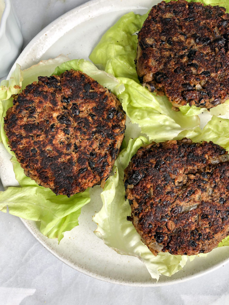 Vegan Black Bean Burgers