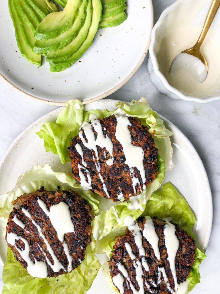 Vegan Grain Free Black Bean Burgers