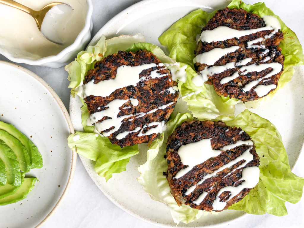 Grain Free Black Bean Burgers