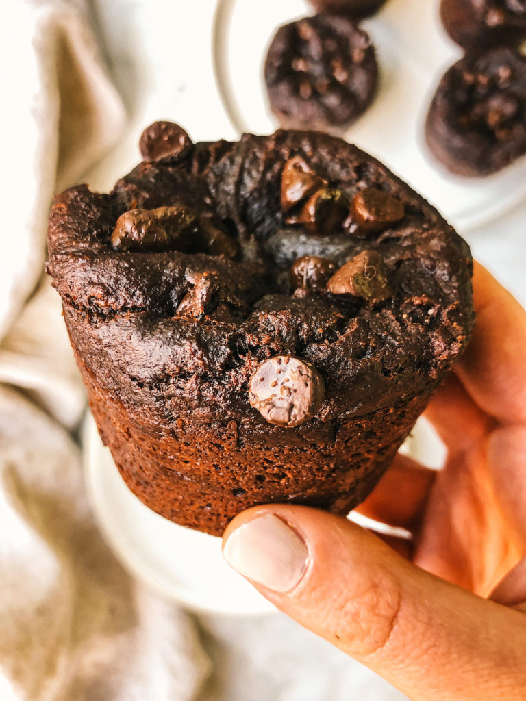 Banana Brownie Muffins