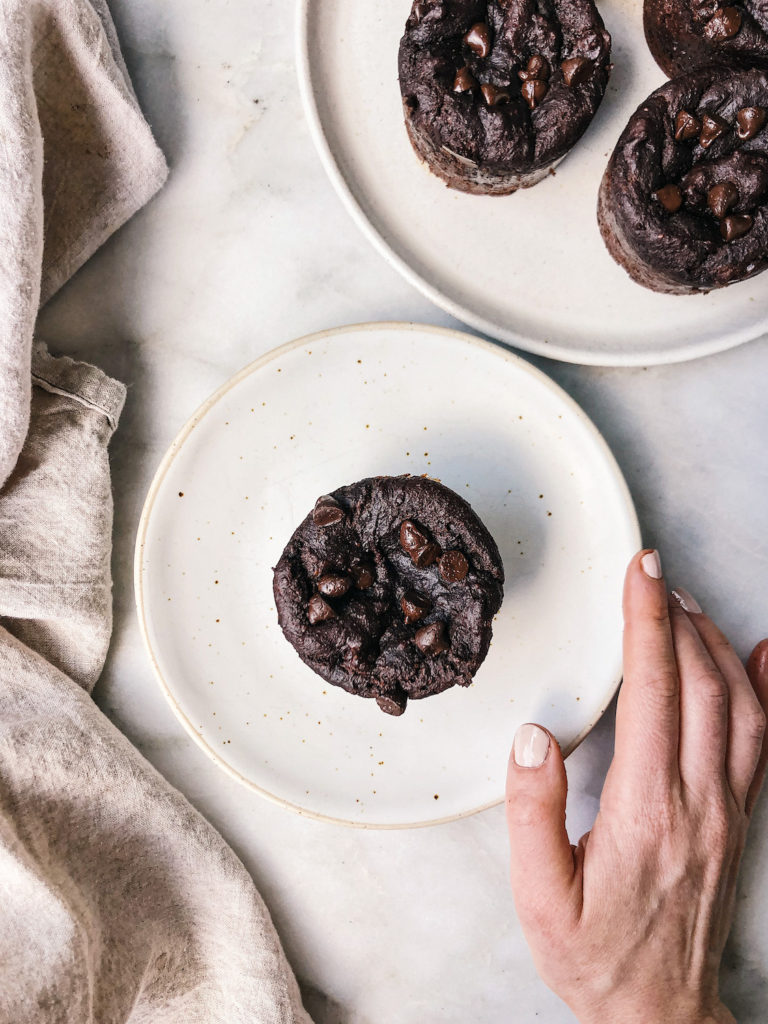 Banana Brownie Muffins