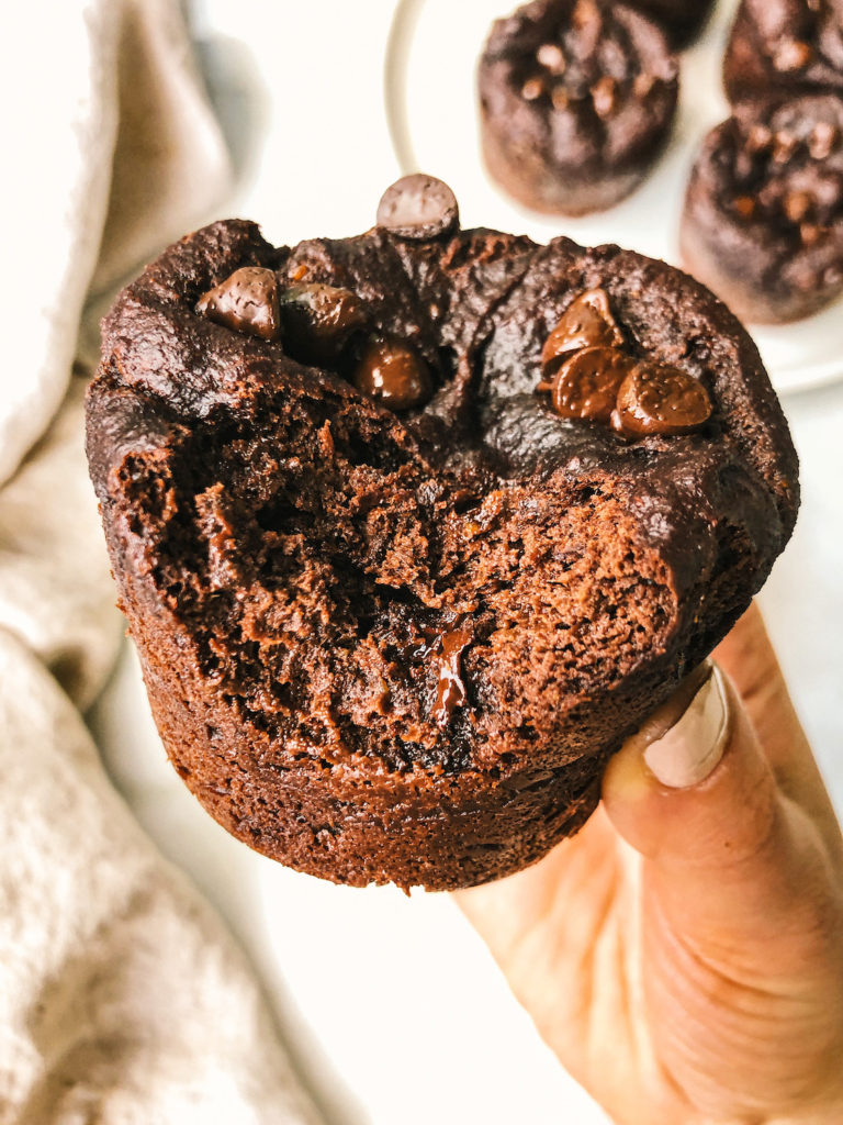 Banana Brownie Muffins